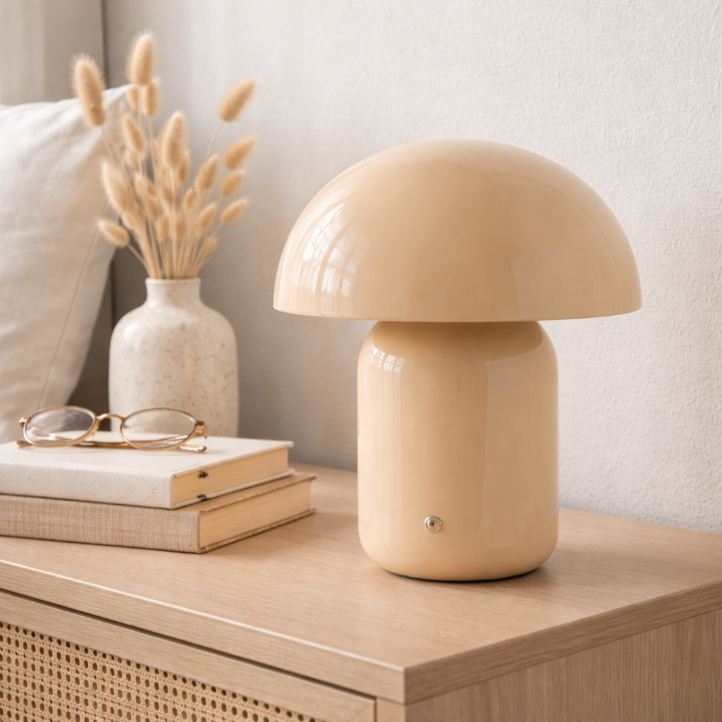 Table Lamp With Touch Control And Adjustable Light Color