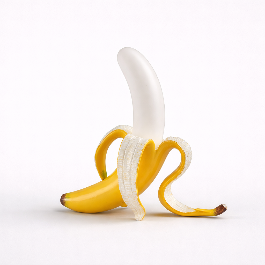 Art Deco Tafellamp in Bananenvorm