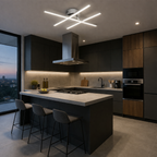 Vierkante LED Plafondlamp Met Brede Lichtverdeling