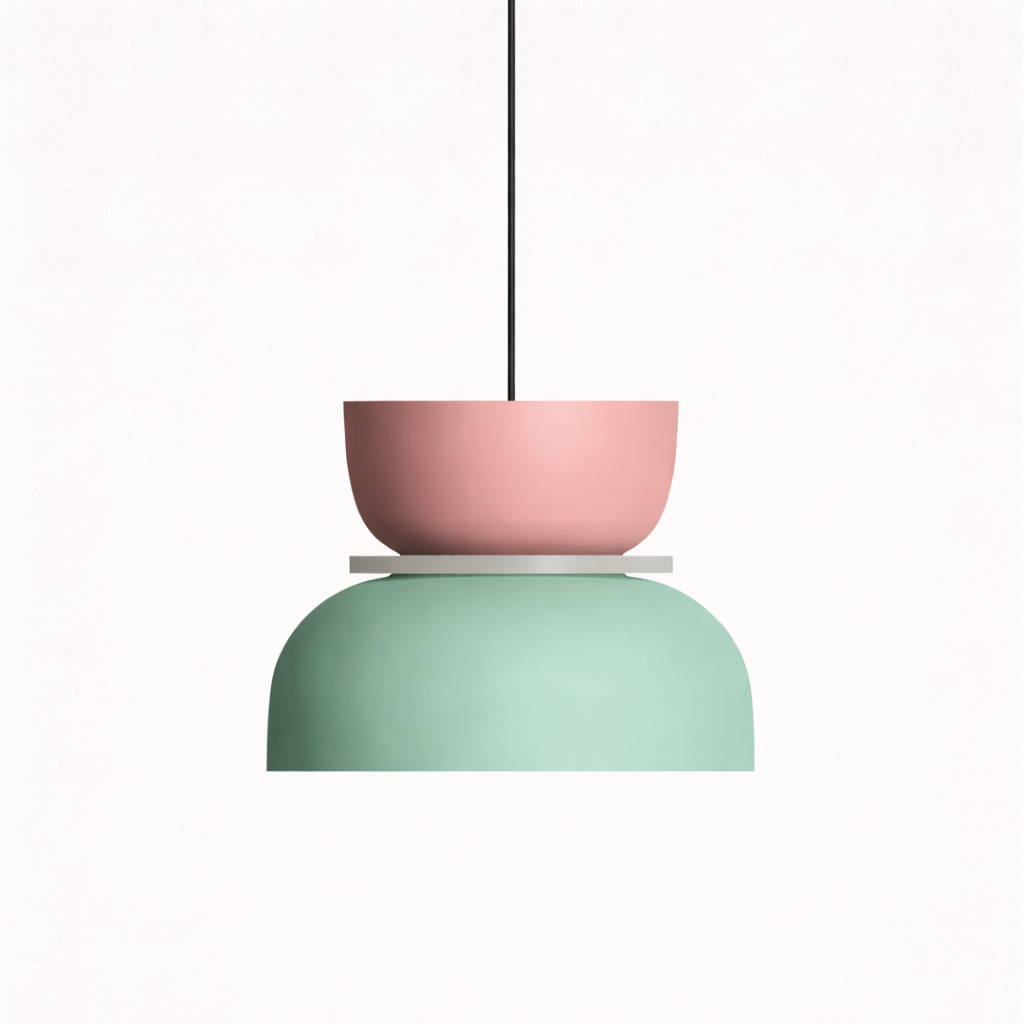 Suspension nordique avec design colorblock