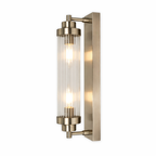 Badkamer Wandlamp Met Satijnchromen Afwerking