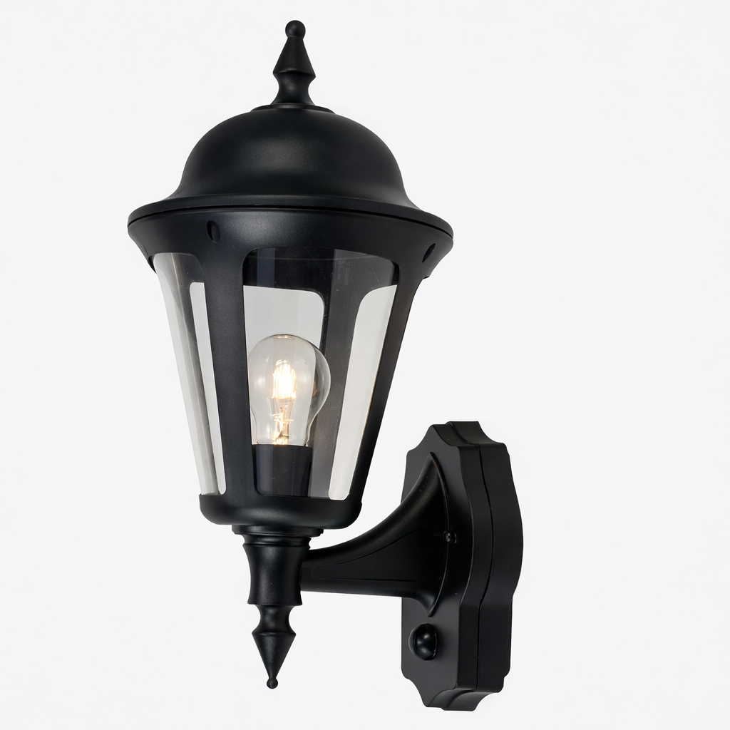 Buitenwandlamp Met Bewegingssensor En Lantaarnvorm
