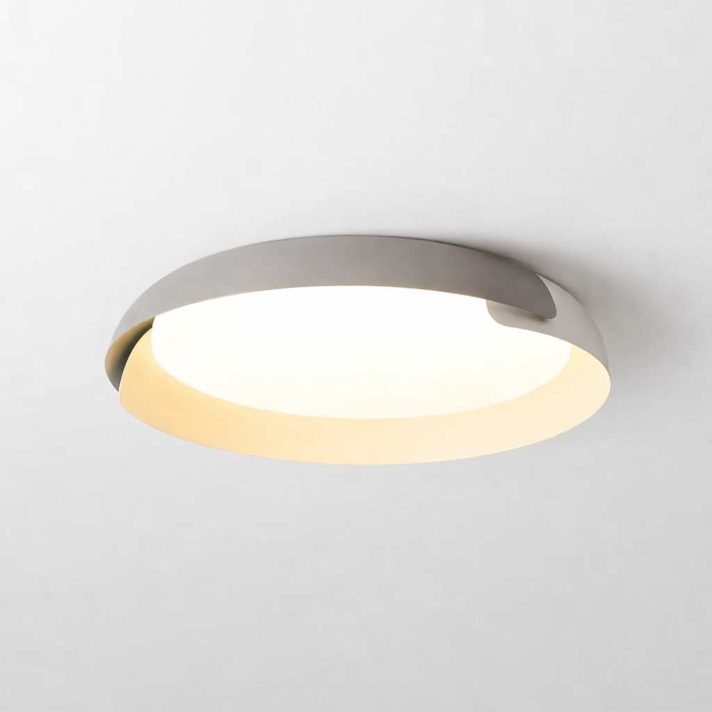 Plafonnier LED Moderne à Structure Bois