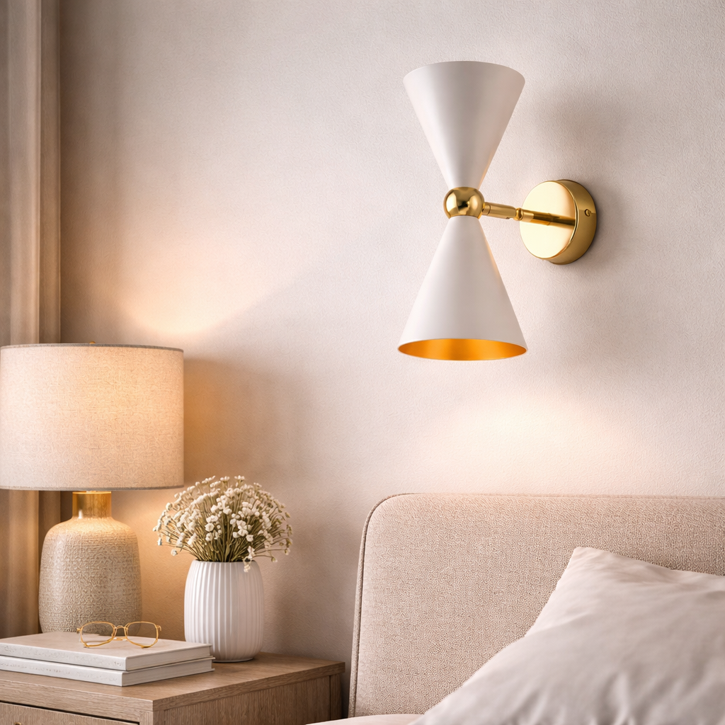 Wall Lamp With Sleek Shape And Directed Light Beam