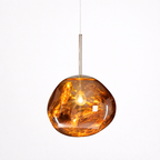 Artistieke Hanglamp Met Gesmolten Glas Effect
