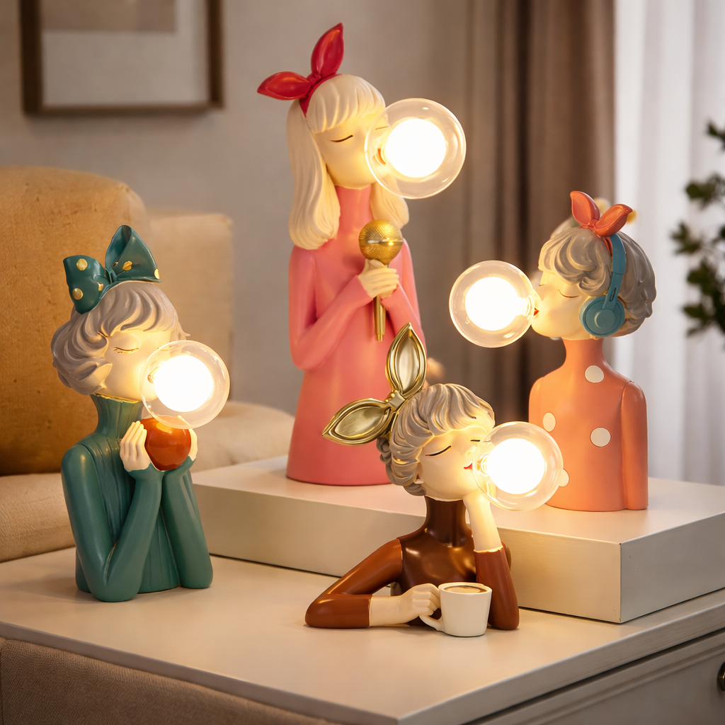 Ambachtelijke Tafellamp met Handgemaakt Karakter