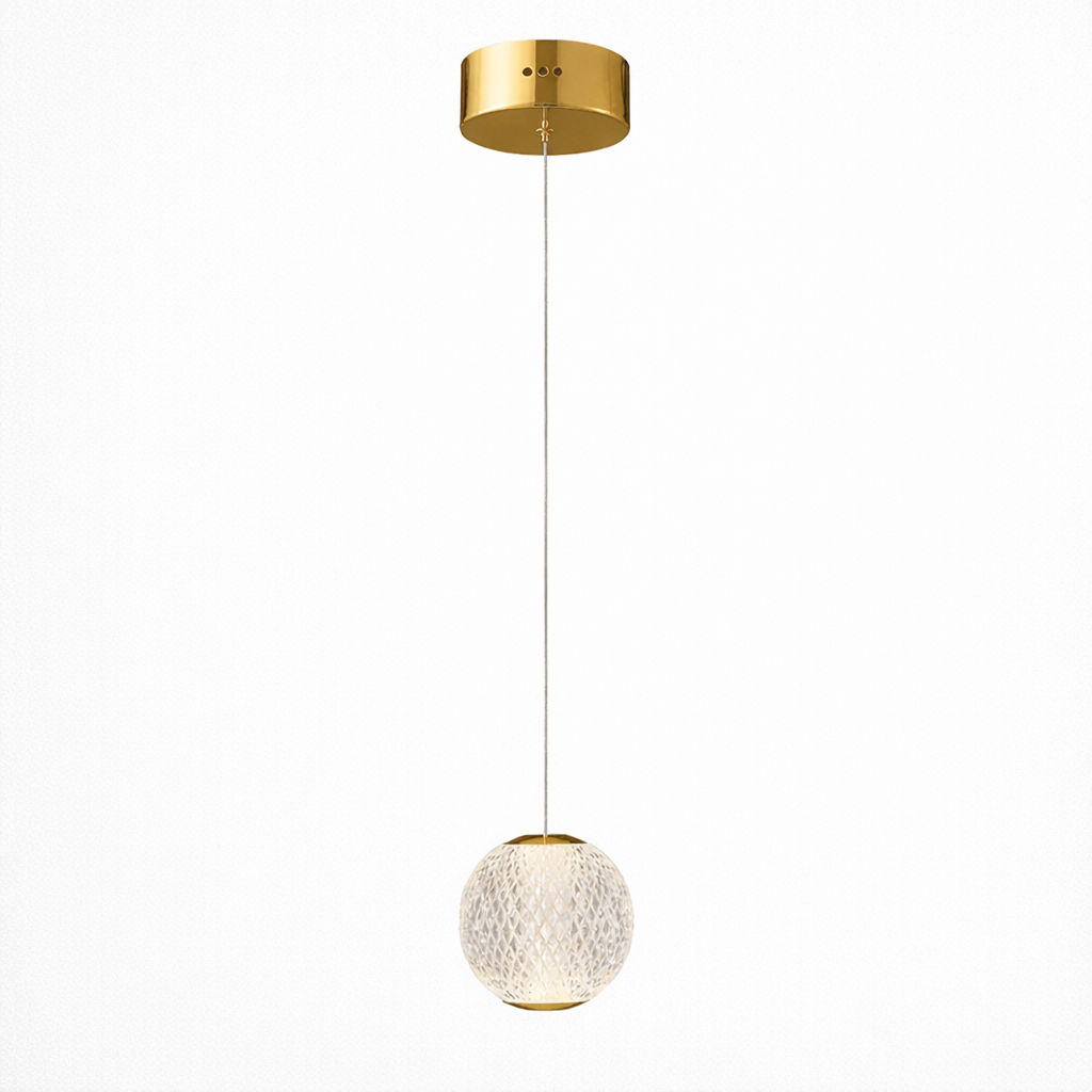 LED Hanglamp Met Enkele Lichtbron En Strakke Vorm