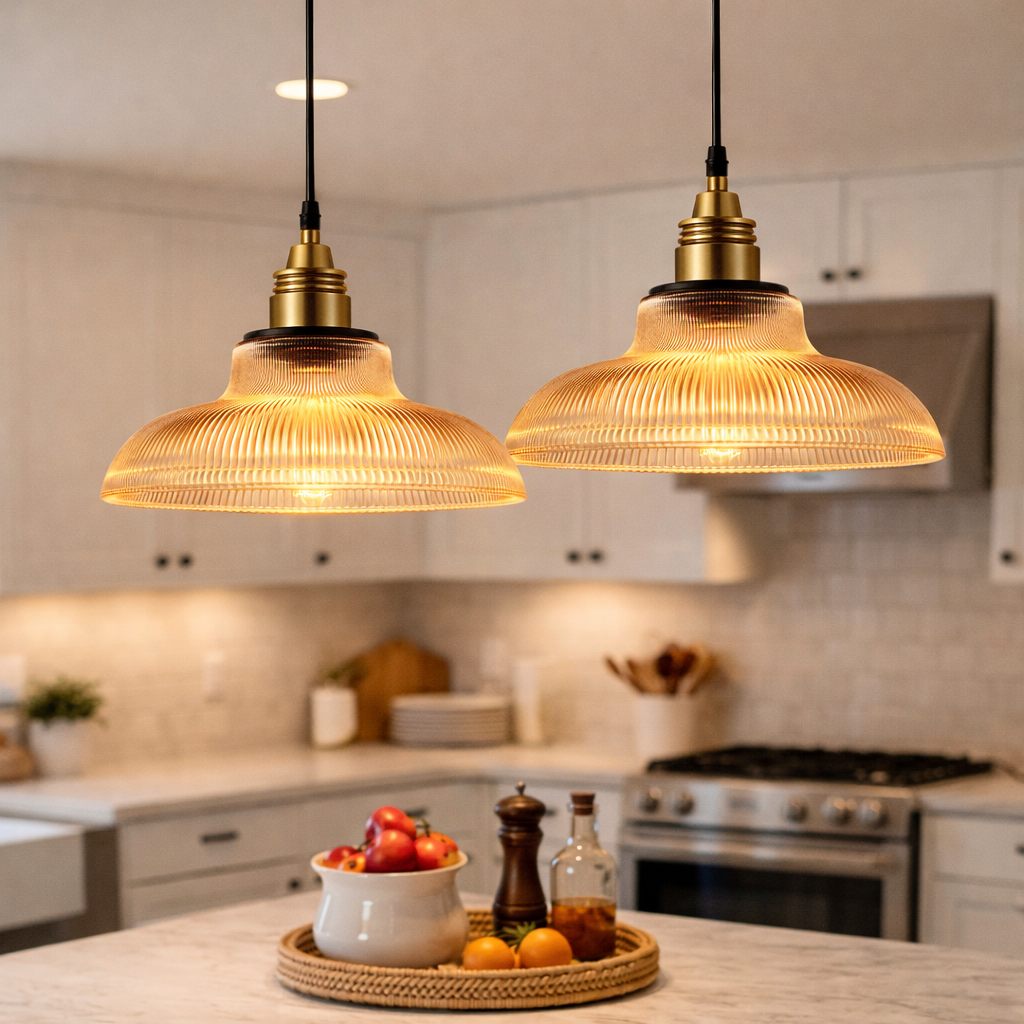 Glazen Hanglamp Met Minimalistisch Design