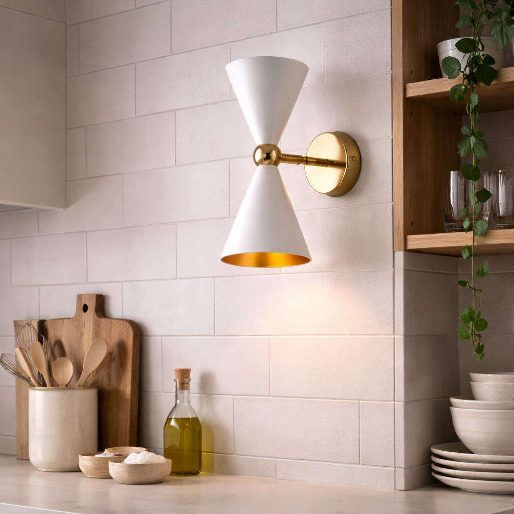 Wall Lamp With Sleek Shape And Directed Light Beam