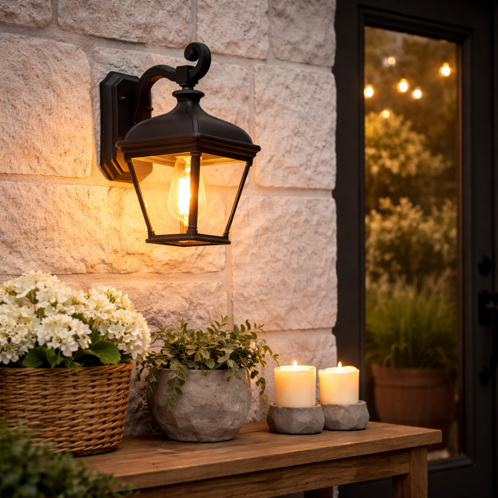 Zwarte Buitenwandlamp In Klassieke Koetsstijl