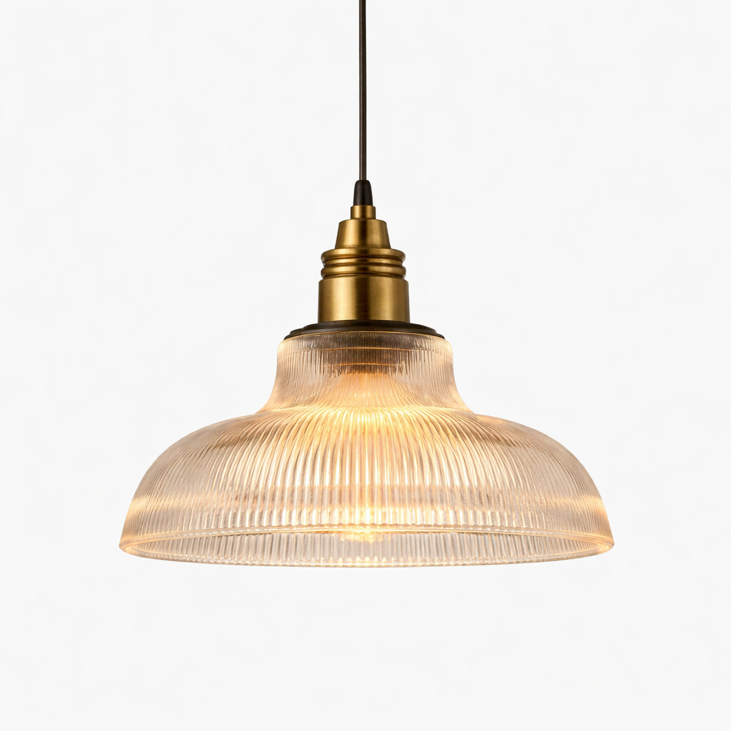 Glazen Hanglamp Met Minimalistisch Design