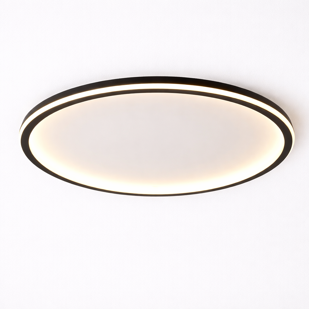 Ronde LED Plafondlamp Met Moderne Lichtcirkel