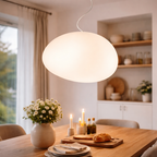 Organische Glazen Hanglamp voor Interieur