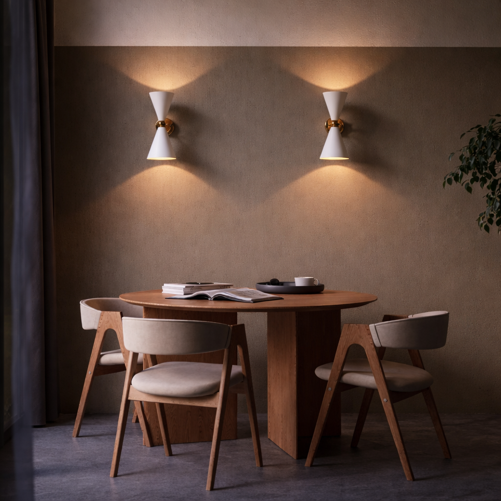 Wall Lamp With Sleek Shape And Directed Light Beam