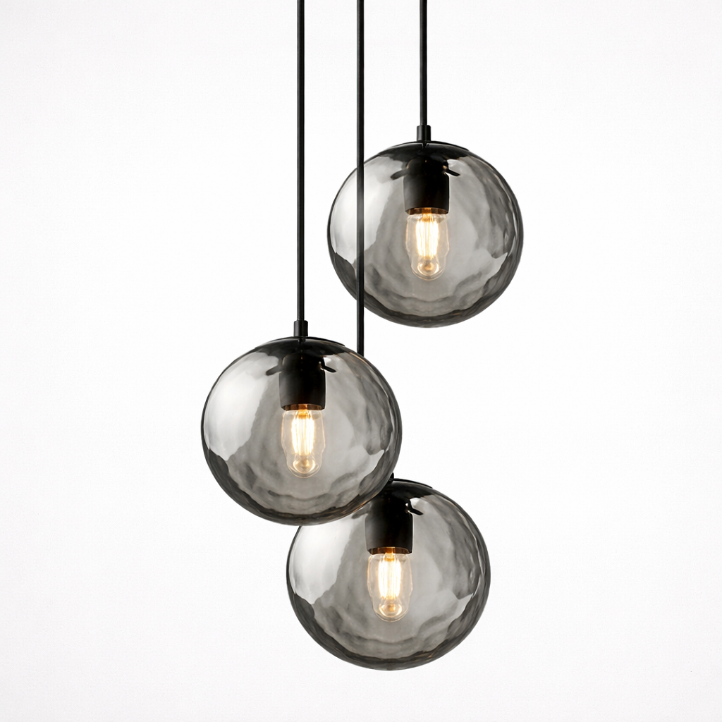 Hanglamp Met Meerdere Glazen Lichtpunten Voor Eettafel