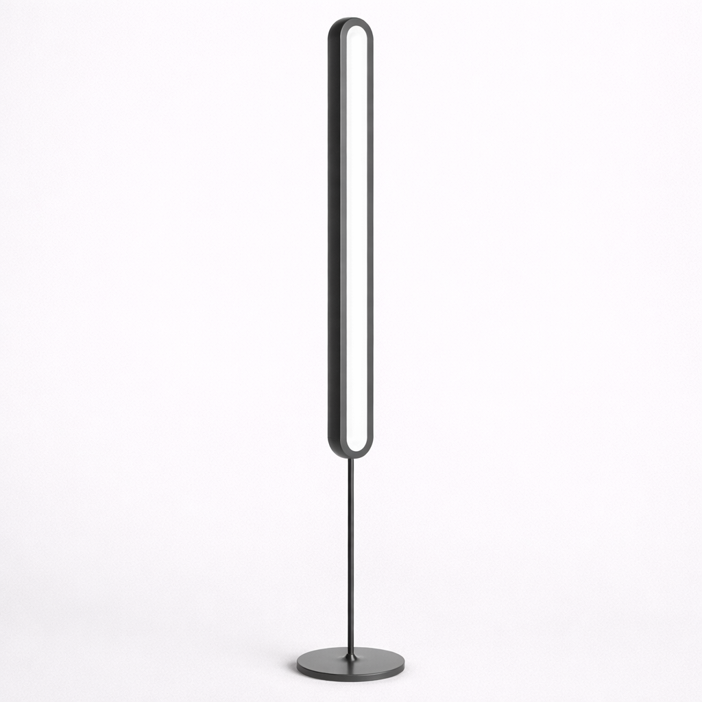 Staande LED Lamp Met Instelbare Lichtsterkte En Verticale Vorm