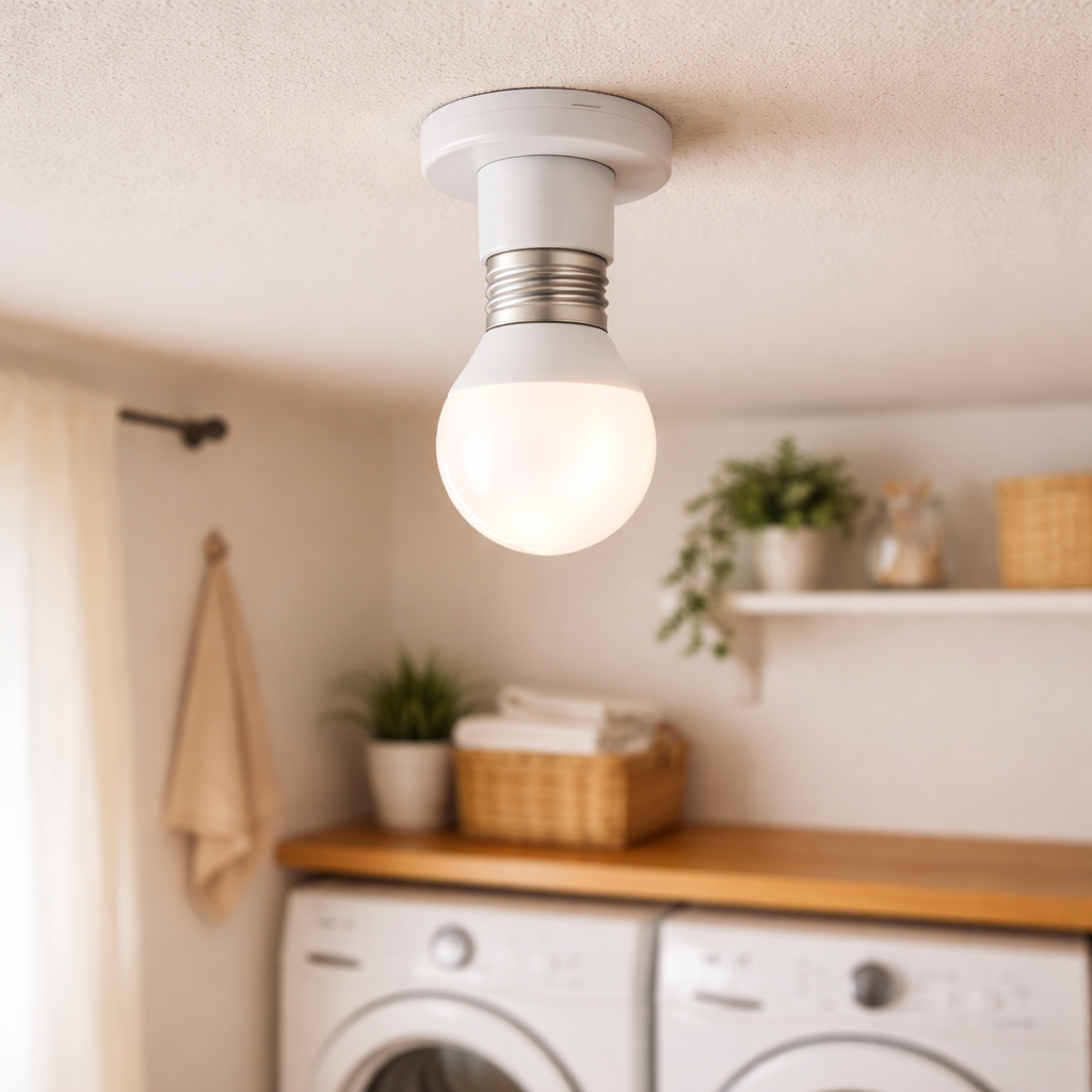 LED Lamp Met E27 Fitting En Warm Wit Licht