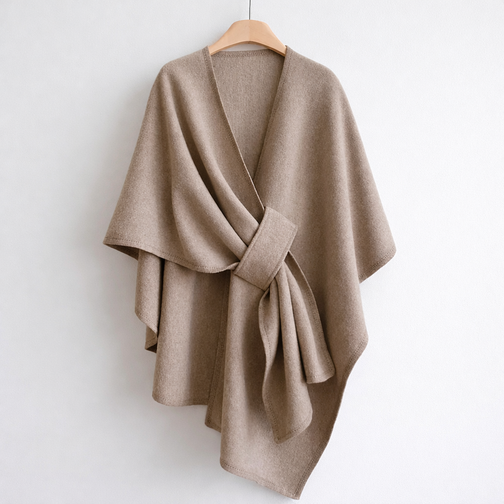 Veste Femme Coupe-vent en Forme d’Écharpe