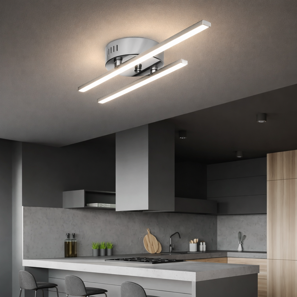 LED Plafondlamp Met Compact Ontwerp En Warm Wit Licht