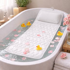 Fuld liggende badekropspude til badekar