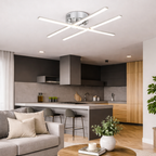 Vierkante LED Plafondlamp Met Brede Lichtverdeling