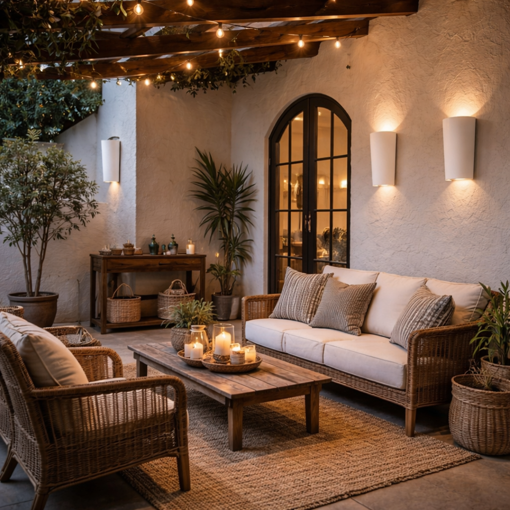 Wandlamp Met Cilindrische Vorm En Gerichte Lichtbundel