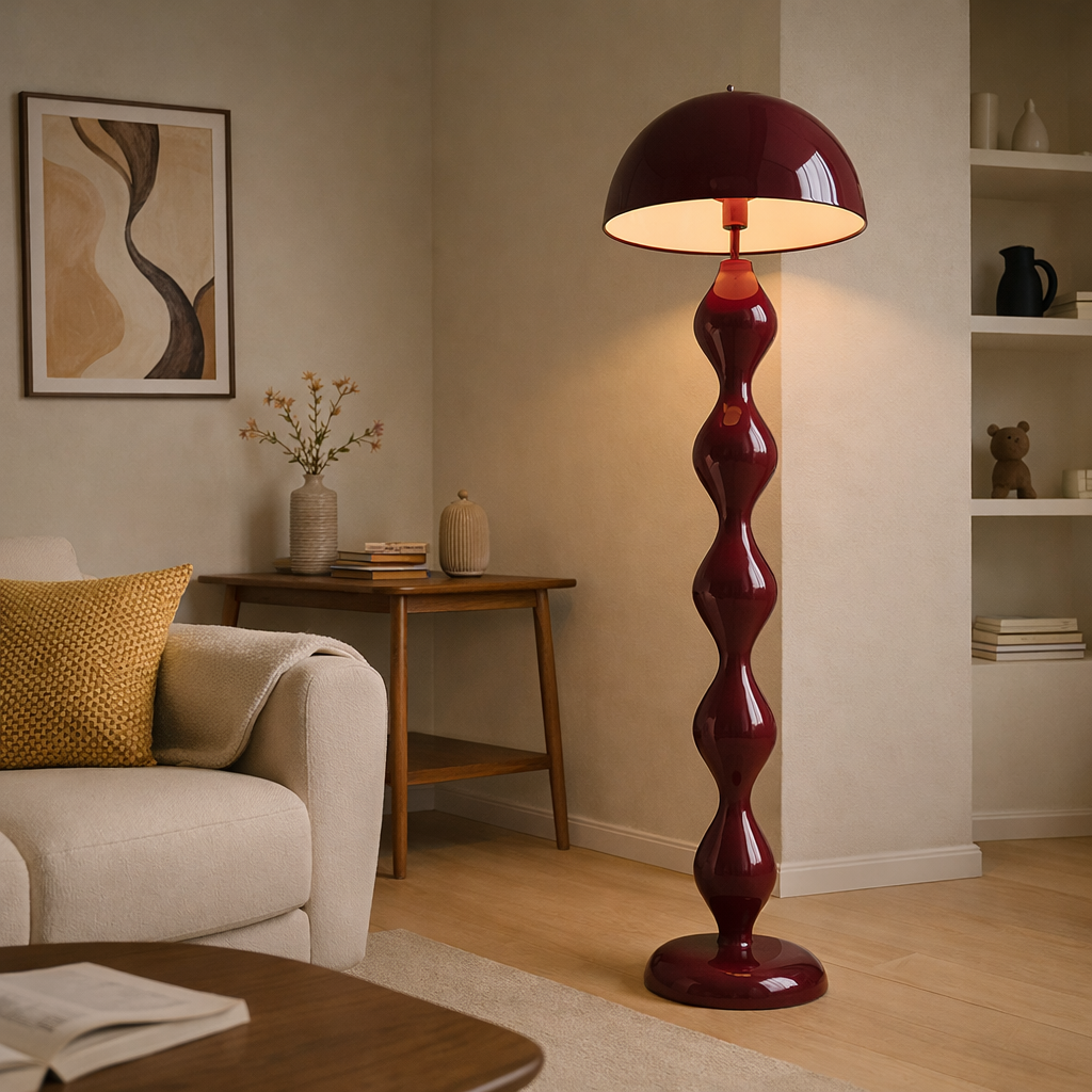 Slim Scandinavian Floor Lamp for Interiors