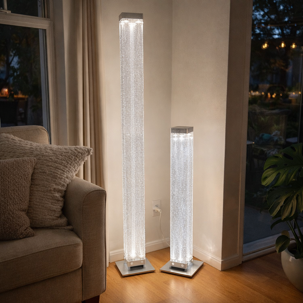 LED floor lamp with constant light color