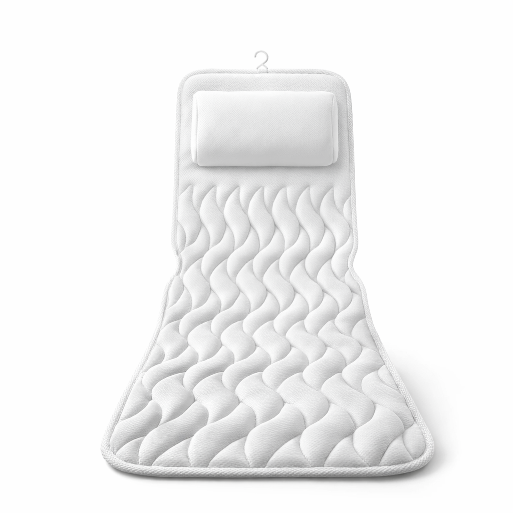 Fuld liggende badekropspude til badekar