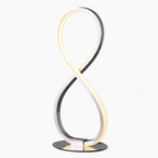 LED Tafellamp Met Infinity Vorm En Chromen Afwerking