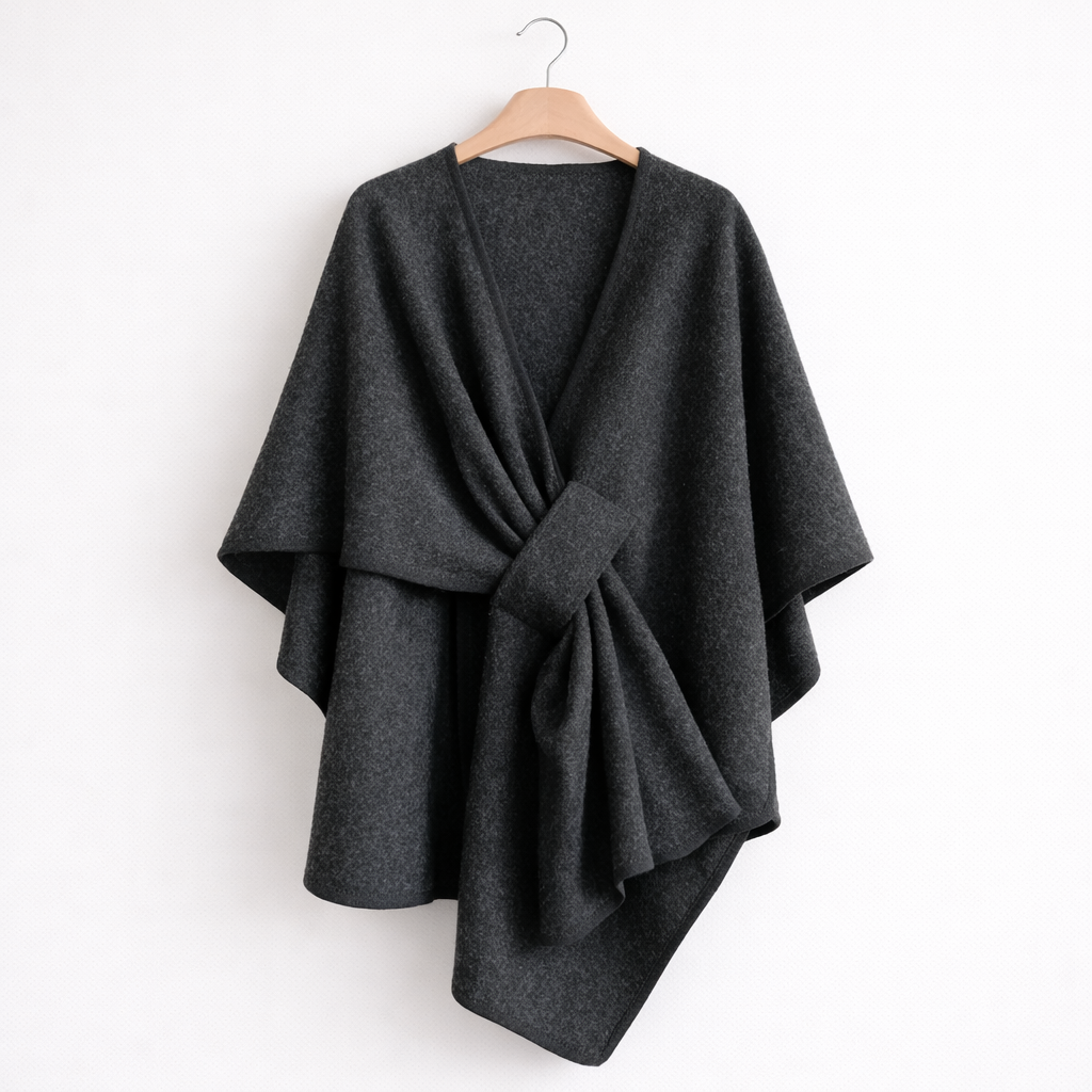 Veste Femme Coupe-vent en Forme d’Écharpe