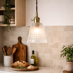 Japandi Glazen Hanglamp Voor Woonkamer Of Bar