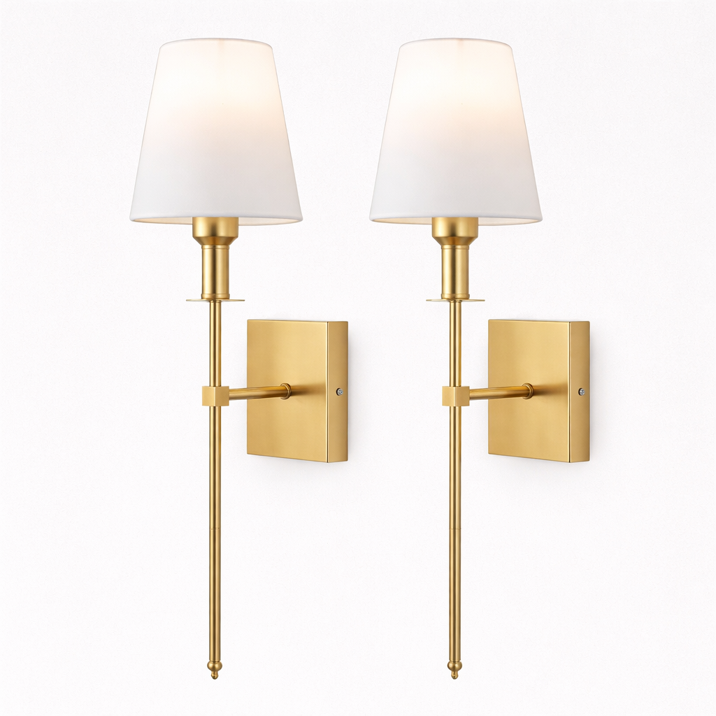 2-Pack Draadloze Oplaadbare Wandlampen