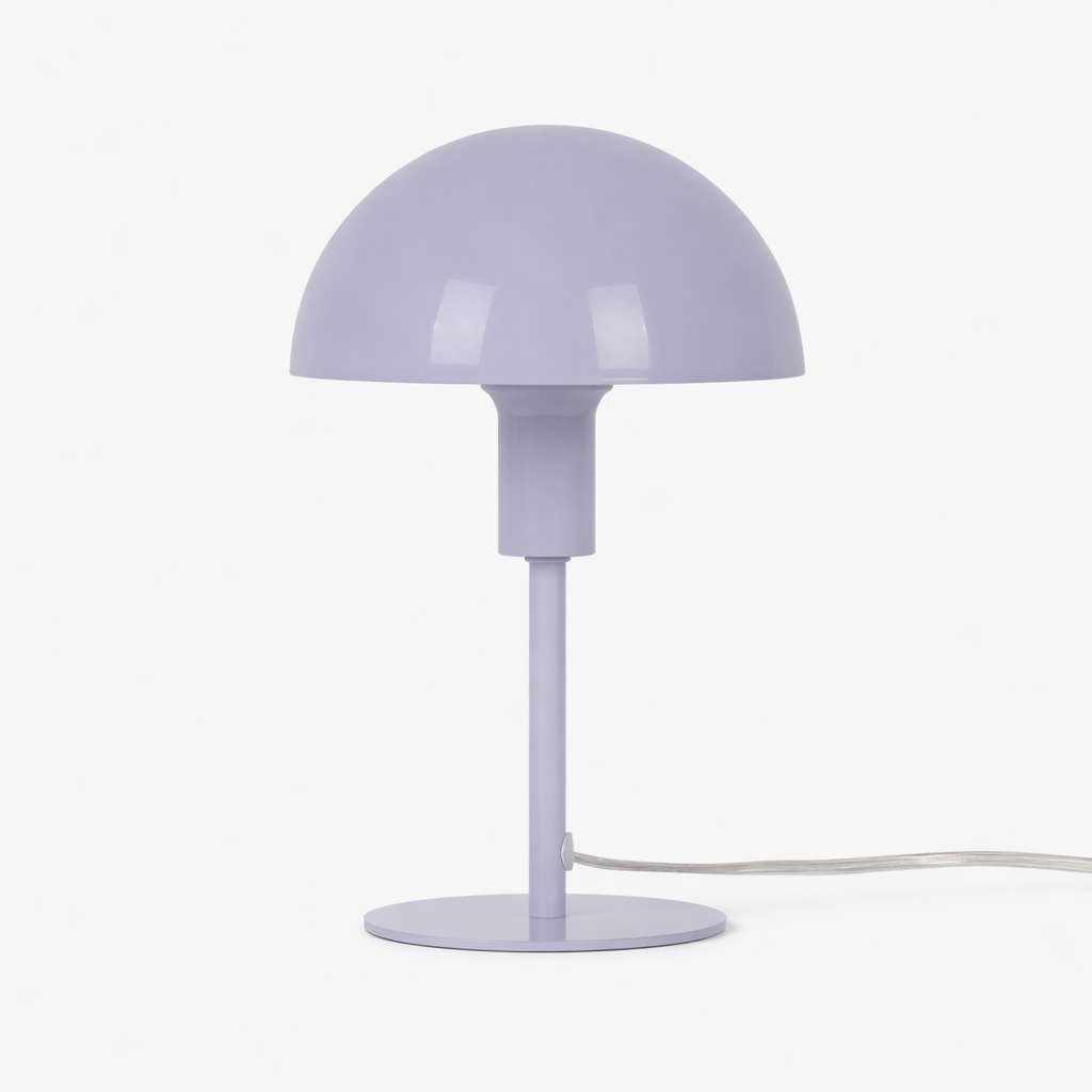 Compacte Tafellamp Met Ronde Kap En Moderne Vorm