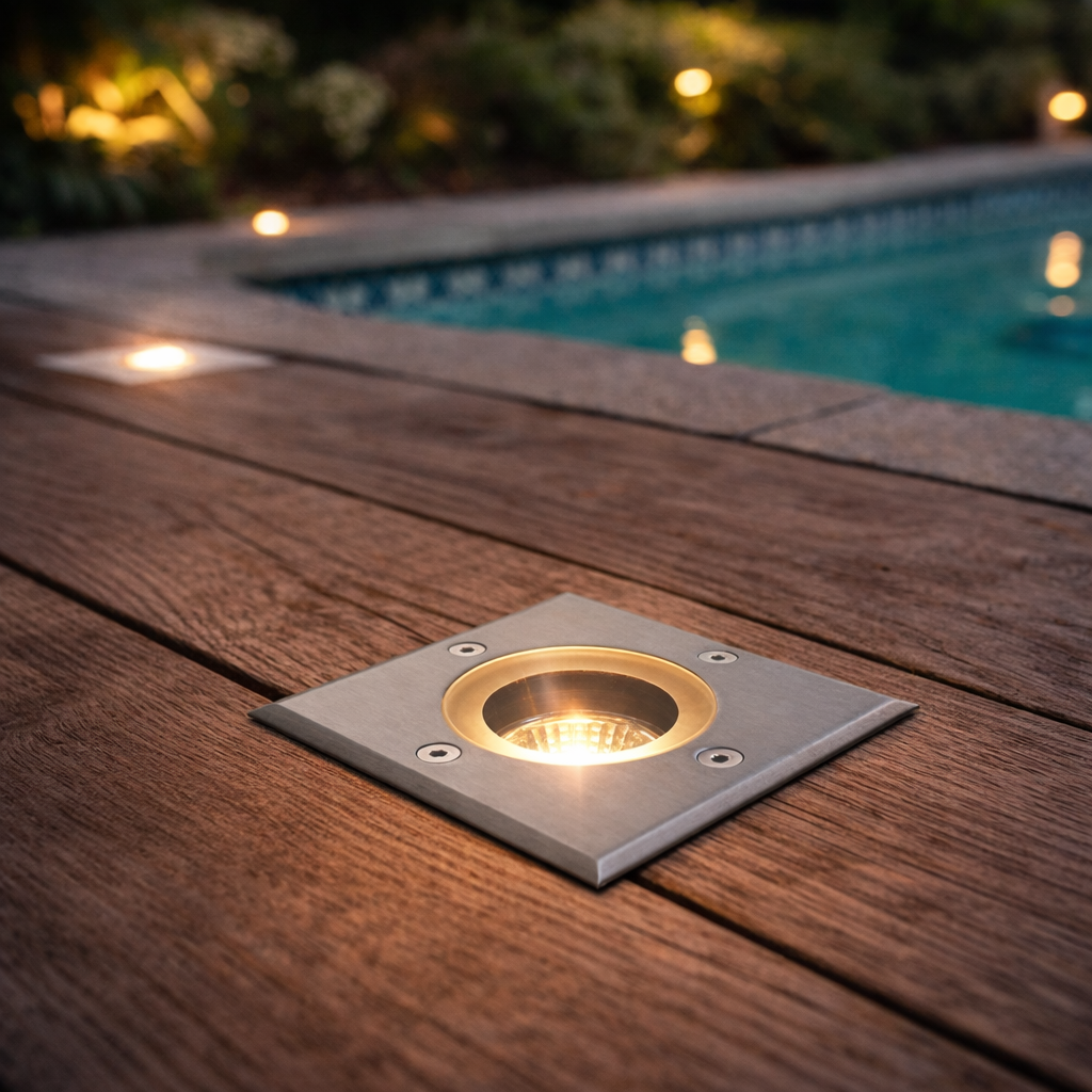 Vierkante Buitenwandlamp Met Opwaartse En Neerwaartse Lichtbundel