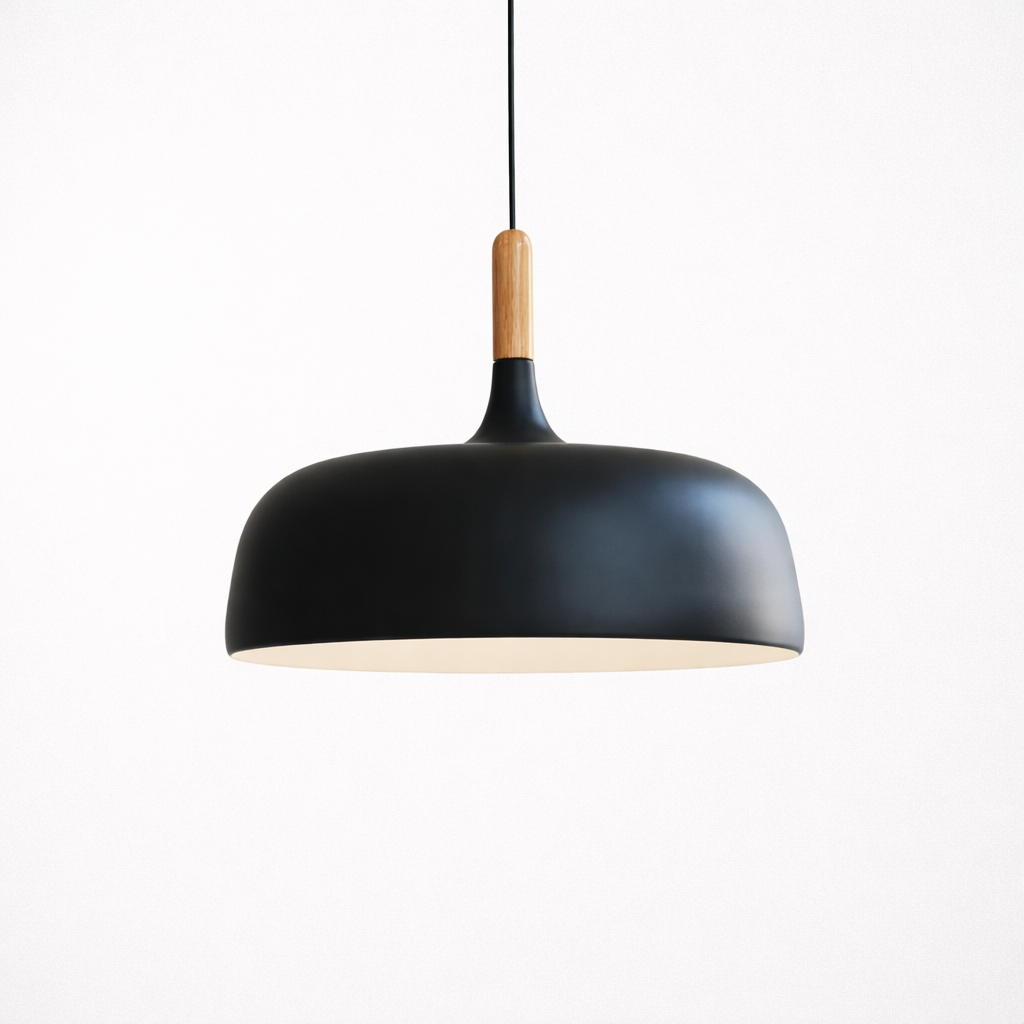 Nordisk loftslampe med enkel form