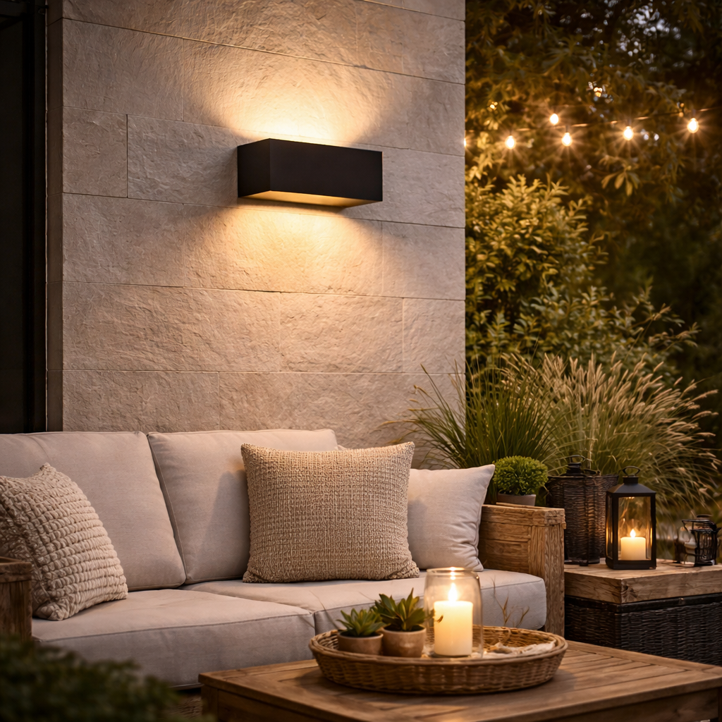 Matzwarte Wandlamp Met Gerichte Lichtbundel