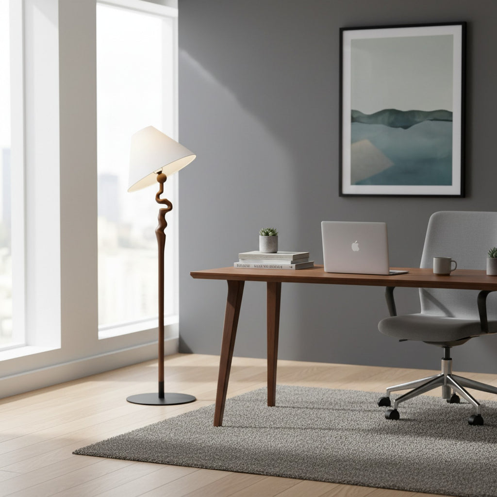 Brodie Floor Lamp - Home Office Setting