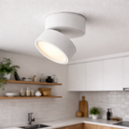 Moderne opbygget loftlampe