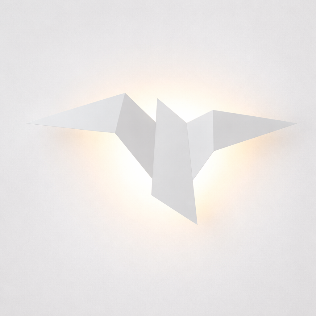Wandlamp Met Vogelvorm En Decoratieve Lichtuitstraling