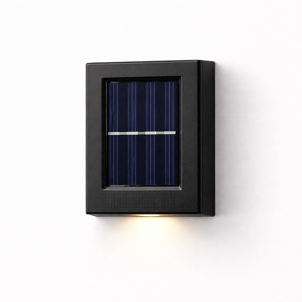 Selvforsynende LED Facadebelysning på Solenergi