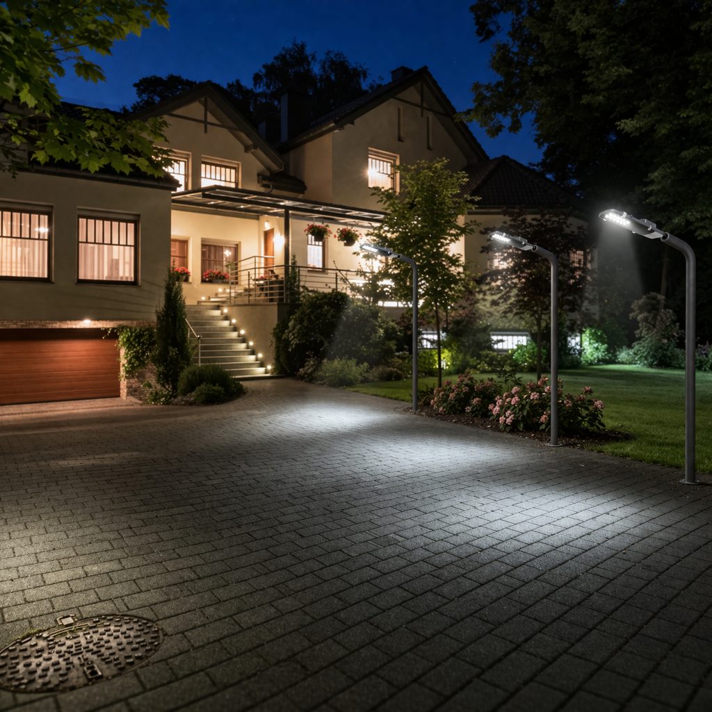 Lampe de jardin LED avec large faisceau pour éclairage extérieur