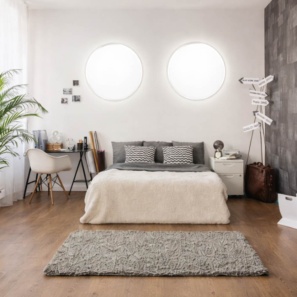 Rund LED Loftlampe Med Varmt Hvidt Lys