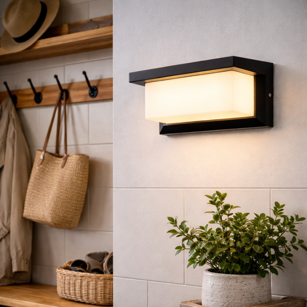 Sensorlampe til indendørs brug med automatisk lysaktivering