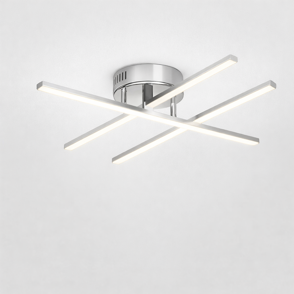 Vierkante LED Plafondlamp Met Brede Lichtverdeling