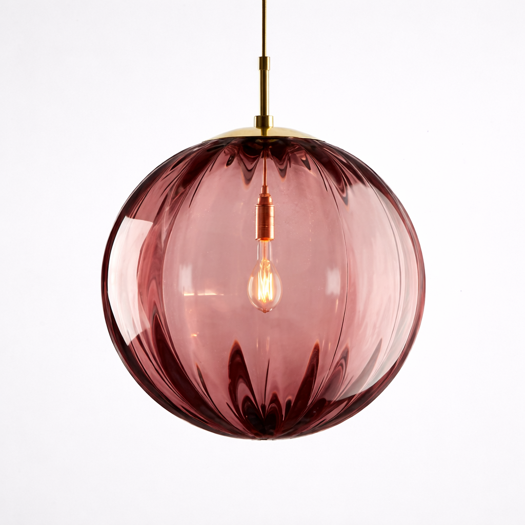 Rund lysarmatur med halo-effekt