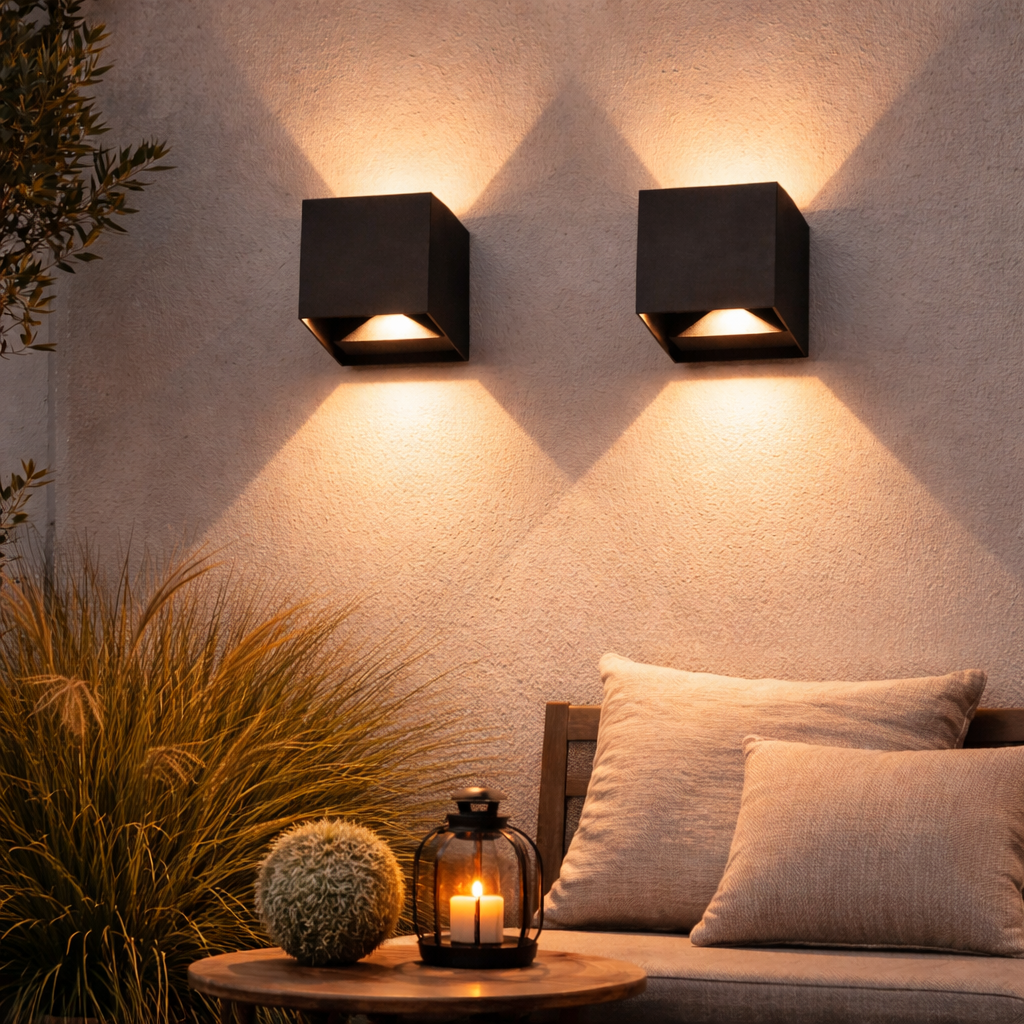 Cube-Shaped Designer Lamp