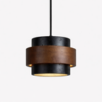 Travertine Pendant Lamp in Japandi Design