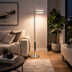 LED standing lamp with dim-to-warm function