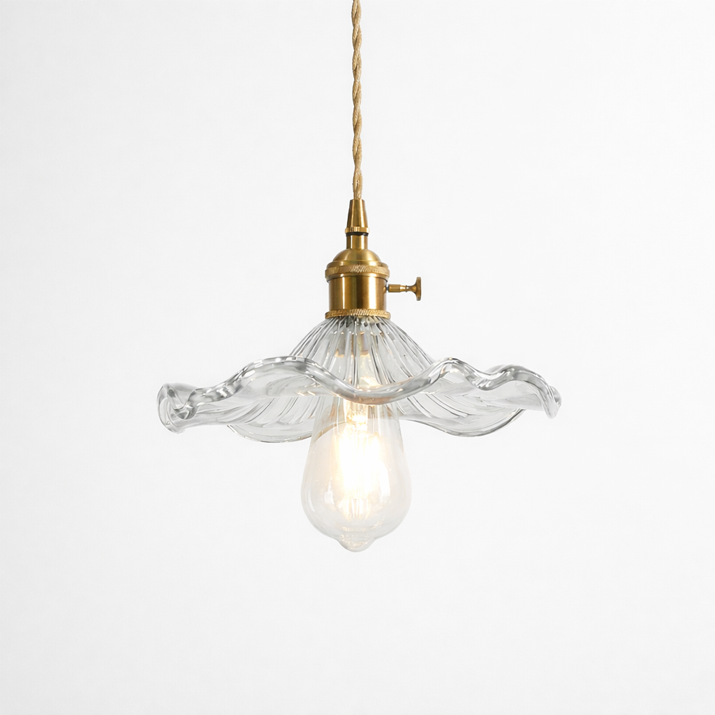 Lampe de table fleur d’hibiscus